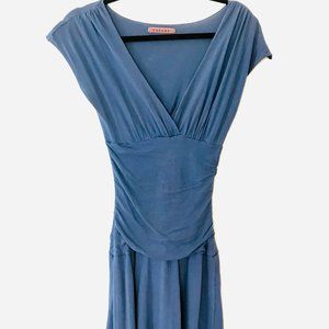 Velvet,  blue dress, sm